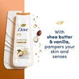 Dove Body Wash Deep Moisture, Sensitive Skin, Cucumber and Green Tea, and Shea Butter & Vanilla Collection 4 Count Skin Cleanser with 24hr Renewing MicroMoisture 20 oz