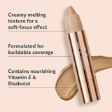 M. Asam MAGIC FINISH Perfect Blend Concealer Nude (3 g) - concealer perfects & conceals blemishes & imperfections, make-up with adjustable coverage & instant blur effect, vegan