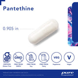 Pure Encapsulations Pantethine | Hypoallergenic Supplement Supports Healthy Lipid Metabolism and Cardiovascular Function | 120 Capsules