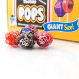 Tootsie Pops Giant Candy - Original Fruity Lollipop with Chocolatey Center - Over 3.5 Pound Bag of Assorted Pops - Five Classic Flavors - Peanut Free, Gluten Free, 72 Count