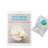 FUSION TEAS 1 TBSP Organic Milk Kefir Grains and ebook “Milk Kefir Unleashed by Thomas Egbert” - Fresh Live Active Probiotic Starter Cultures