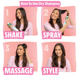 Not Your Mother's Plump for Joy Dry Shampoo (3-Pack) - 7 oz - Dry Shampoo for Ultimate Hair Oil Absorption - For All Hair Types