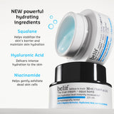 belif The True Cream Aqua Bomb | New & Improved | Hydration in 10 Seconds | Hyaluronic Acid, Niacinamide | Lightweight Hydrating Daily Moisturizer Face Cream | All Skin Types, Combination, Oily, Dry