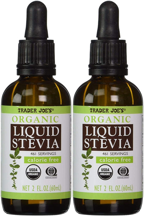 Trader Joe's Organic Liquid Stevia, 2 fl oz Pack of 2