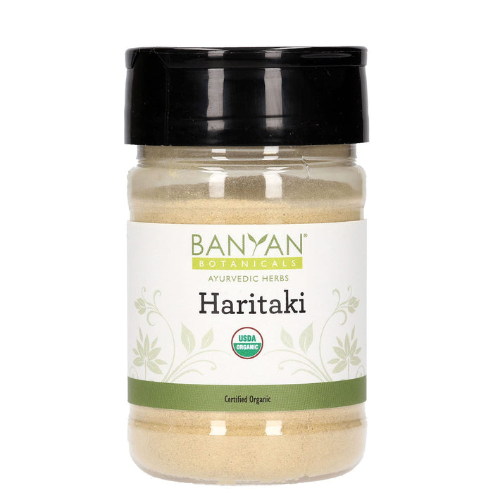 Banyan Botanicals Haritaki Powder – Certified Organic, Spice Jar – Terminalia chebula – For Detoxification & Rejuvenation* – Organic, Vegan, Non-GMO, Gluten Free, Certified Fair for Life Fair Trade