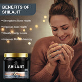 Pure Himalayan Shilajit Resin 600MG, 100% Pure Shilajit 60 Grams, High Potency Shilajit for Immune Support, Energy, Natural Shilajit Supplement with 85+ Trace Minerals & Fulvic Acids Resi