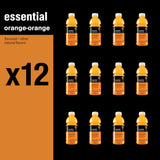 vitaminwater essential electrolyte enhanced water w/vitamins, orange-orange drinks, 20 fl oz, 12 Pack