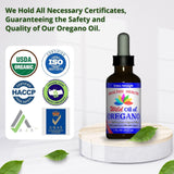 Healthy Health Oregano Oil - Wild Mediterranean - ECO Certified Organic Extra Strength 83% Carvacrol, Food Grade Oil of Oregano Liquid, Immune Support, Vegan, Aceite de Oregano, Non GMO 1 fl. OZ