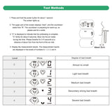 Bad Breath Detector Odor Breath Tester Smell Checker Analyzer Oral Breath Analyzer Mouth Internal for Oral Cavity Testing