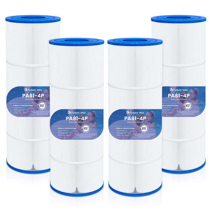Future Way 4-Pack C3030 Pool Filter Cartridges Replacement for Hayward Swim Clear C580E, C3030, C3025, C3020, Replace Pleatco PA81, Hayward CX580XRE, 325 sq.ft
