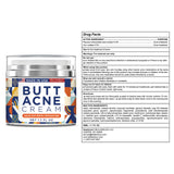 BellamiLuxx Butt & Thigh Acne Clearing Cream - Moisturizing & Exfoliating 1.7 Fl Oz for Acne Prone Skin