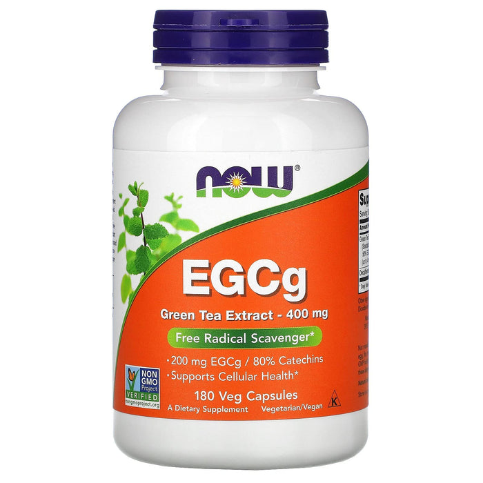 EGCG Green Tea Extract – 400 mg, 180 Vegan Capsules