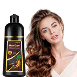 Instant Cherry Brown Hair Color Shampoo,Natural Brown Hair Dye Shampoo 3 in 1 for Men & Women,Long Lasting Color Shampoo Hair Dye, Shampoo Para Canas Colors in 10-15 Minutes (cherry brown)