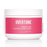 Overtone Haircare Color Depositing Conditioner - 8 oz Semi-permanent Hair Color Conditioner With Shea Butter & Coconut Oil - Vibrant Pink Temporary Cruelty-Free Hair Color (Vibrant Pink)