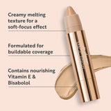 M. Asam MAGIC FINISH Perfect Blend Concealer Ivory (3 g) - concealer perfects & conceals blemishes & imperfections, make-up with adjustable coverage & instant blur effect, vegan