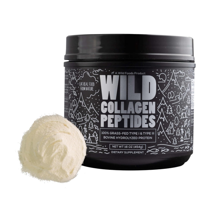 Wild Collagen Peptides Powder | Unflavored Ancient Diet Protein Powder for Men & Women | Non-GMO, Keto & Paleo Friendly Supplements | (16 oz)