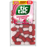 Tic Tac Strawberry & Cream Mints, Bulk 12 Pack, On-The-Go Refreshment, 1.7 oz Each