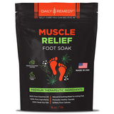 Muscle Relief Foot Soak with Epsom Salt, Made in USA, Soothe Foot Aches, Muscle Pain, Joint Soreness, Tired Feet, Softens Calluses and Helps Athletes Foot 1lbs