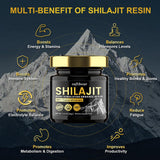 softbear Shilajit Resin 60g Pure Shilajit for Men Women, Himalayan Shilajit Supplement with 85+ Trace Minerals & Fulvic Acid Shilajit Resin Organic for Energy Immune Support