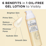 IT Cosmetics Confidence in a Gel Lotion - Oil-Free Face Moisturizer - Lightweight & Hydrating - With Ceramides - 0.5 fl oz