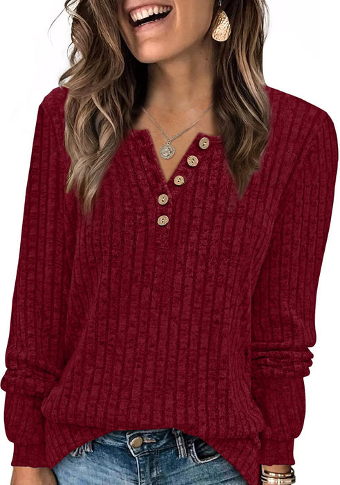 XIEERDUO Plus Size Christmas Tunic Sweater Pull Over Sweaters Womens Long Sleeve Shirts Winter Clothes Burgundy S