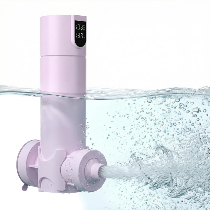 Bath Jets for Tub – Portable Cordless Bath Jet Spa for Bathtub with Vacuum-Lock Suction, Dual Jet & Bubble Mode, 360° Adjustable Water Flow