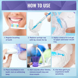 Whitebite Pro Professional Teeth Whitening Kit with Gels for Sensitive Teeth: Teeth Whitening LED Light, 35% Carbamide Peroxide Gel, Remineralization Gel and Mouth Tray