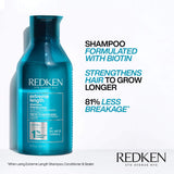 Redken Extreme Length Shampoo | For Hair Growth | Prevents Breakage & Strengthens Hair | Infused With Biotin | 33.8 Fl Oz