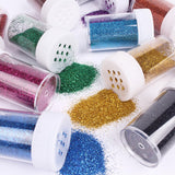 18g/Bottle, 20 Pack Shake Jar Fine Glitter,Assorted Extra Fine Glitter Powder for Nail Art DIY Craft Tumbler Epoxy Resin Jewelry Making Christmas Ornament Decotation