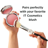 IT Cosmetics Heavenly Luxe French Boutique Blush Brush #4 - Angled Blush Brush for Cheeks - Liquid & Powder Blush Brush - Makeup Brush With Award-Winning Heavenly Luxe Hair