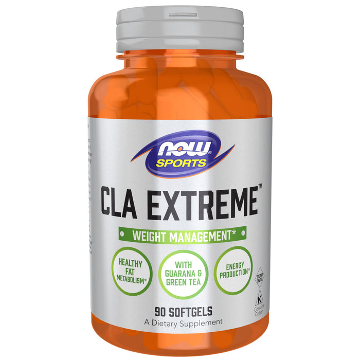 NOW Sports Nutrition, CLA Extreme™ (Conjugated Linoleic Acid) With Guarana & Green Tea, 90 Softgels