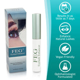 FEG ORO Eyelash Rapid Eye Lash Growth Serum | For Lash and Brow 2 Pack