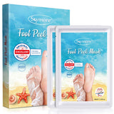 Skymore 2 Pairs Exfoliating Foot Peel Mask, Peeling Off Calluses & Dead Skin,Repairs Rough Heels in 7 Days, Peel Mask for Men and Women