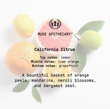 Muse Bath Apothecary Room Ritual - Aromatic and Relaxing Room Mist, 8 oz, Infused with Natural Essential Oils - California Citrus, 2 Pack