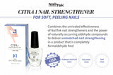 Nail Tek CITRA 2 Nail Strengthener For Soft and Peeling Nails, Conditions, Improves, and Protects Nails, Daily Nail Treatment, 2-Pack