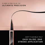 Lancôme Idôle Liner Waterproof Liquid Eyeliner - Ultra-Precise & Luminous Pigments - Flake, Fade & Smudge-Proof - Glossy Black