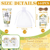 Dansib 48 Sets Baby Shower Hand Cream Wedding Hand Cream Gifts Baby Shower Party Favors for Guests Bridal Shower Favors Travel Size Hand Lotion Bulk for Wedding Baby Shower(Bee)