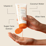 InstaNatural Vitamin C Cleanser and Moisturizer Kit, Brightens, Reduces the Look of Fine Lines and Uneven Texture, with Aloe Vera and Botanical Extracts