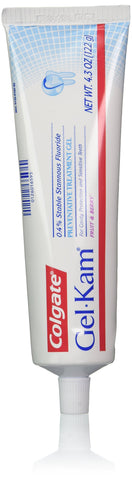 Colgate Gel-Kam Flouride Preventative Treatment Gel, Fruit and Berry Flavor, 4.3 Oz.