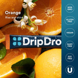 DripDrop Hydration - Orange - Electrolyte Drink Mix Single Serve Hydration Powder Packets | Non-GMO, Gluten Free, Vegan | 32 Sticks