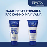 Retinol Anti-Aging Hand Cream – The Original Brand For Younger Looking Hands –Rich, Velvety Hand Cream Conditions & Protects Skin, Nails & Cuticles (Men's)