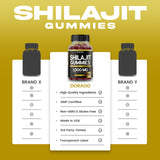 Shilajit Gummies (60 Count) Shilajit for Men & Women - Himalayan Shilajit - Pure Shilajit Gummies for Men - Delicious Raspberry Watermelon Flavor - 3rd Party Tested - Vegan & Non-GMO - USA Made