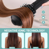 Lopeie Hair Dryer Brush Blow Dryer Brush in One, Hot Air Brush 4 in 1 One Step Hair Dryer and Styler Volumizer with Negative Ion for Drying, Straightening, Curling, Salon for All Hair Types