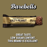 Barebells Salty Peanut Protein Bars, 12 Count,Pack of 2-20g Protein, 1g Sugar Snack Bars…