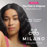 MILANO COLLECTION TopGrip Comfort Band for Medium Base Toppers, Adjustable Translucent Strap, Side Openings to Secure Your Wig Topper, Includes Sewing Kit & Clip, Beige, Medium