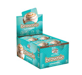 Prime Bites Protein Brownie from Alpha Prime Supplements, 16-17g Protein, 5g Collagen, Delicious Guilt-Free Snack,12 bars per box (Glazed Cinnamon Roll)