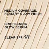 IT Cosmetics CC+ Nude Glow Lightweight Foundation + Glow Serum with SPF 40 - With Niacinamide, Hyaluronic Acid & Green Tea Extract - Fair Ivory - 1.08 fl oz