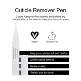 Deborah Lippmann Cuticle Remover Pen Cuticle Softener for Travel Nail Care No Soaking, No Peeling, No Nipping 0.13 Fl Oz