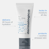 Dermalogica Skin Smoothing Cream (0.5 Fl Oz) Face Moisturizer with Vitamin C and Vitamin E - Infuses Skin with 48 Hours of Continuous Hydration