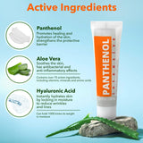 9% Intensive Panthenol Cream with Aloe Vera & Hyaluronic Acid | Deep Moisturizing, After Sun & Tattoo Care, Hair Transplant for All Skin Types, Healing Ointment 3.4 Oz /100 ml